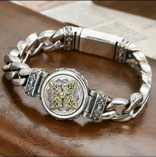 Bracelet Rétro Ethnique en Cuivre