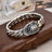 Men's Bold Lion Pendant Bracelet – Vintage Punk Rock, Copper Cuban Chain