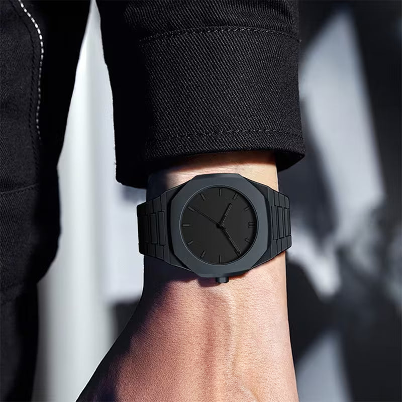 MONTRE CARBON NOIR  SIMPLE