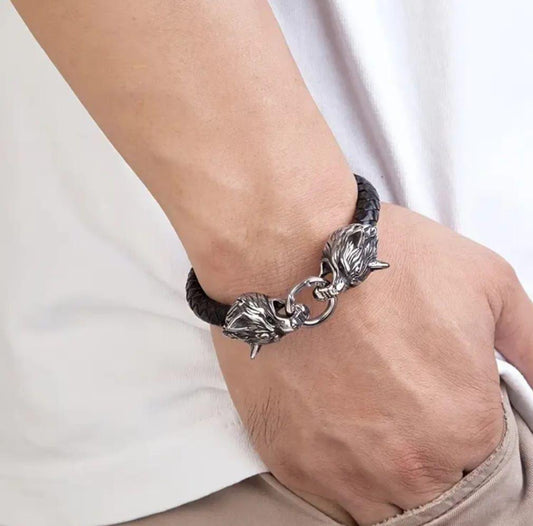 BRACELET LOUP  HOMME