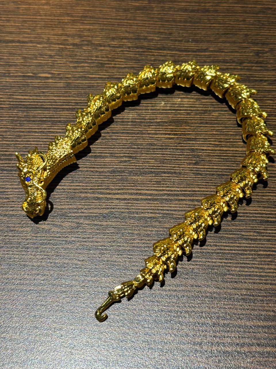 Bracelet Homme Tête de Dragon 3D