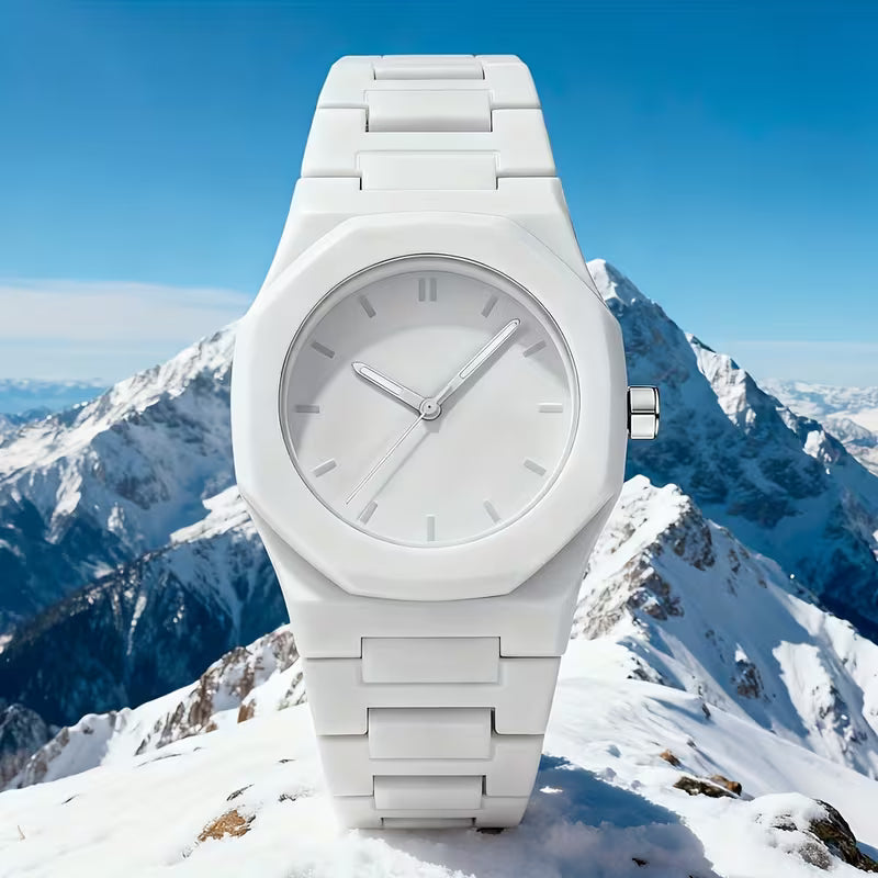 MONTRE CARBON BLANC SIMPLE