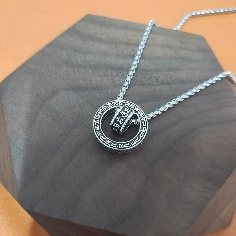 Pendentifs Funky Gris Argenté Rond